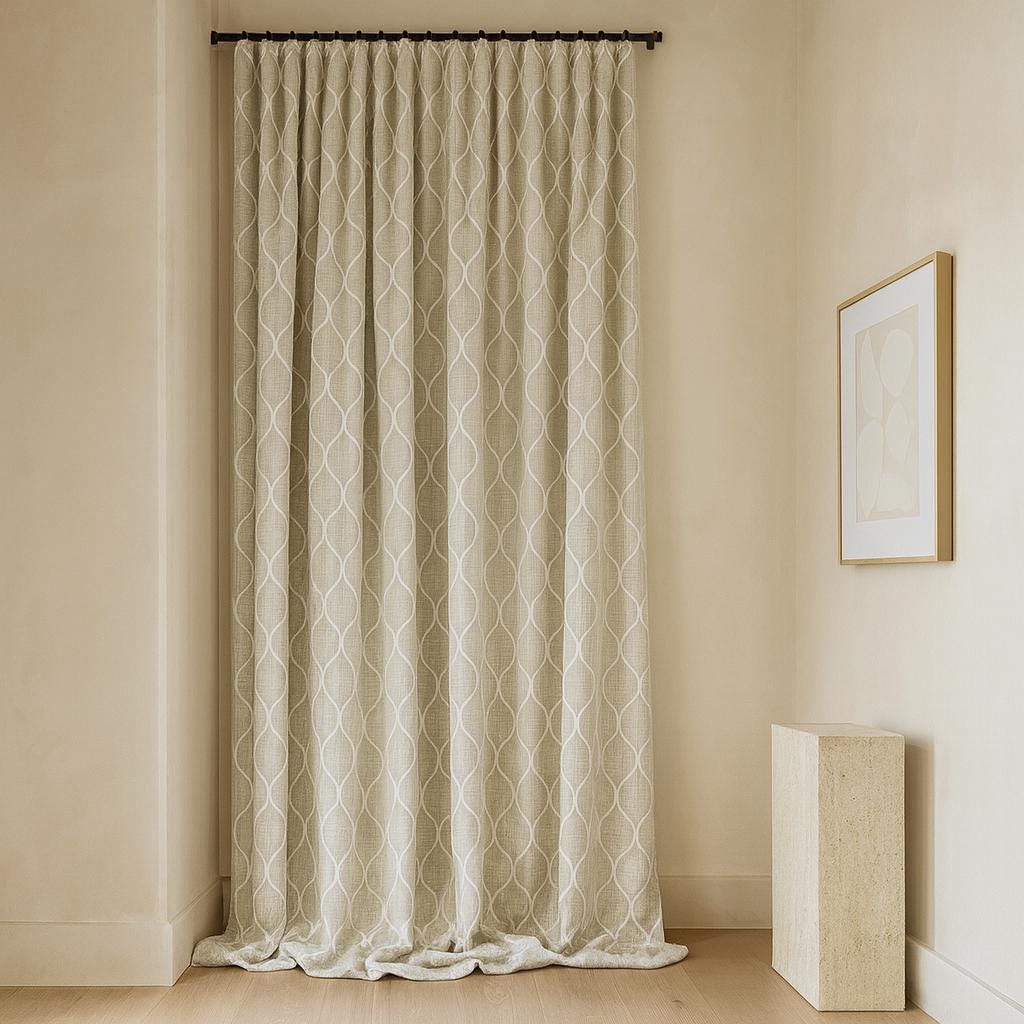 Linen Window Curtains: Greige Artisan Weave - Light-Filter or Blackout — image 7