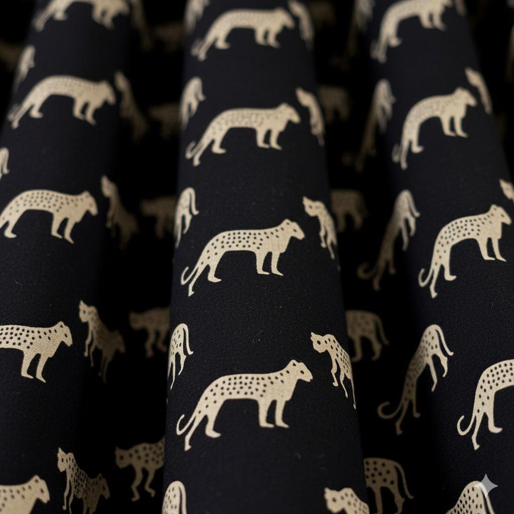 Cheetah Print Curtains: Organic Cotton - Light-Filtering or Blackout — image 6