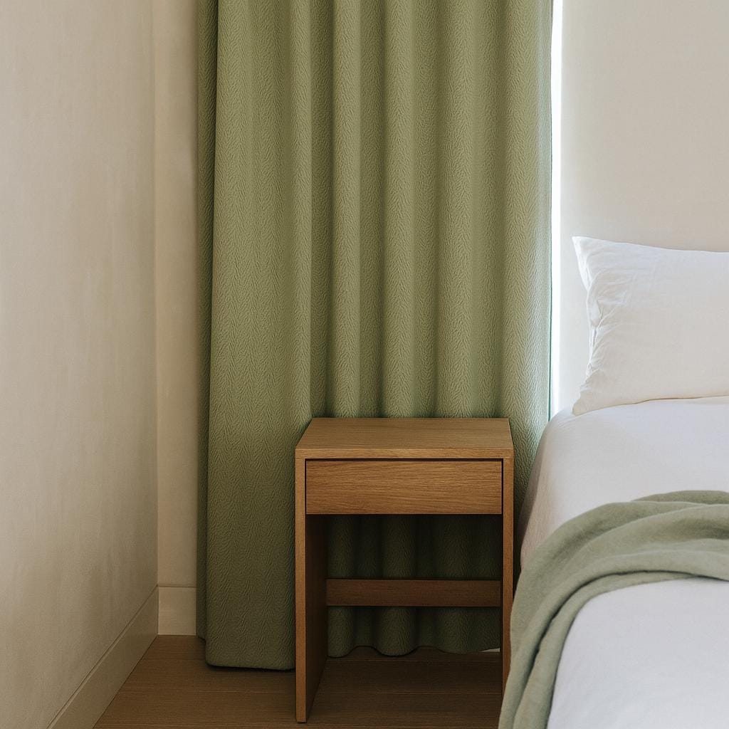 Sage Green Linen Curtains - Pinch Pleat, Made to Measure — image 7