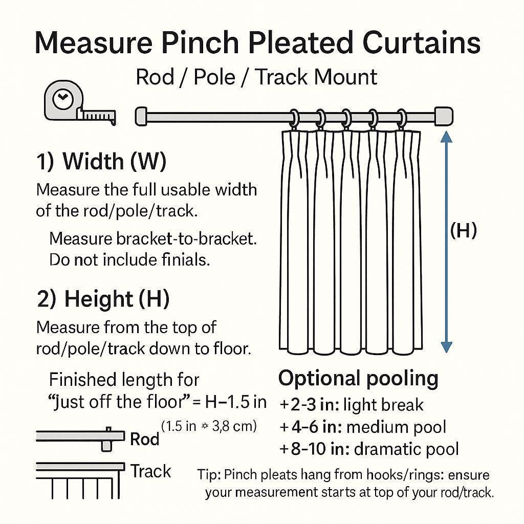 Watercolor Forest Linen Curtains - Pinch Pleats, Organic Fabric — image 9