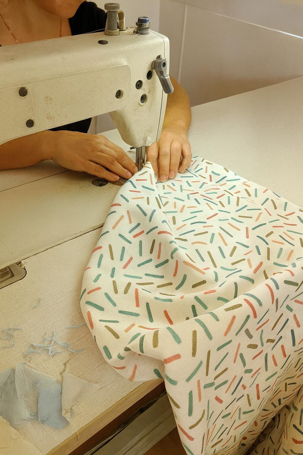 Confetti Sprinkle Curtains: Organic Cotton Window Drapes (Custom Sizes Available) — image 7