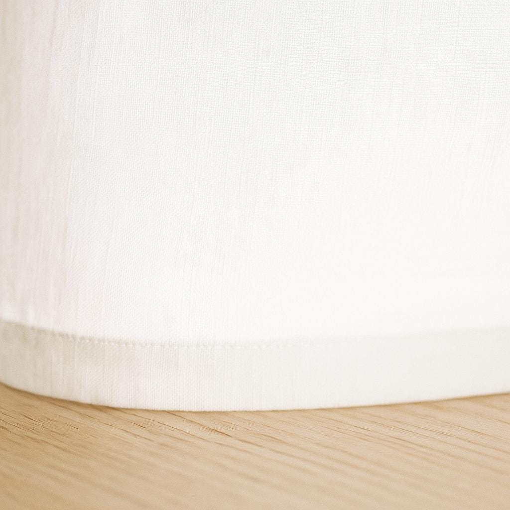 White Linen Sheer Curtains - Airy, Washed Soft Panels — image 9