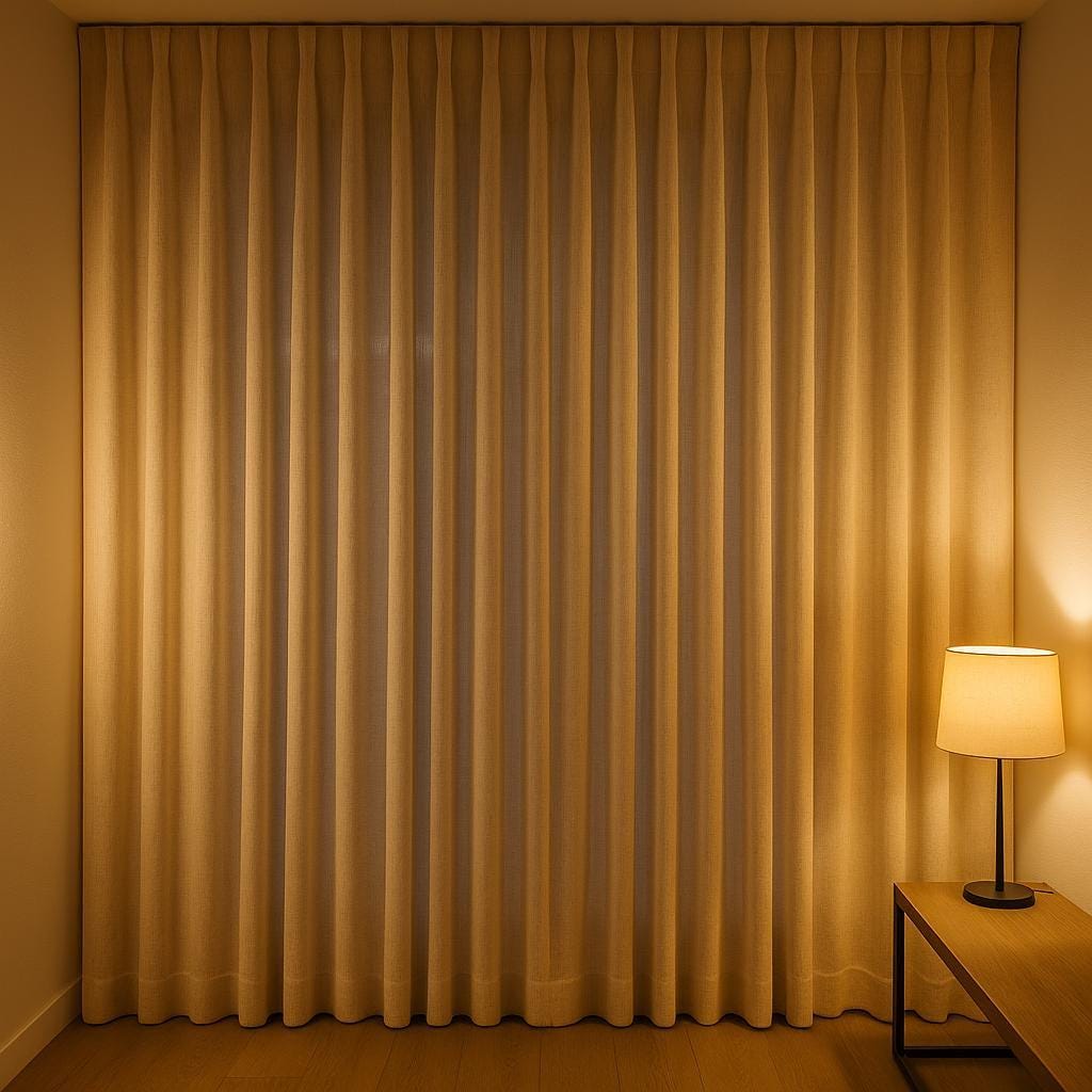 Natural Hemp Curtains: Oatmeal Beige - Semi-Sheer or Lined Panels — image 6