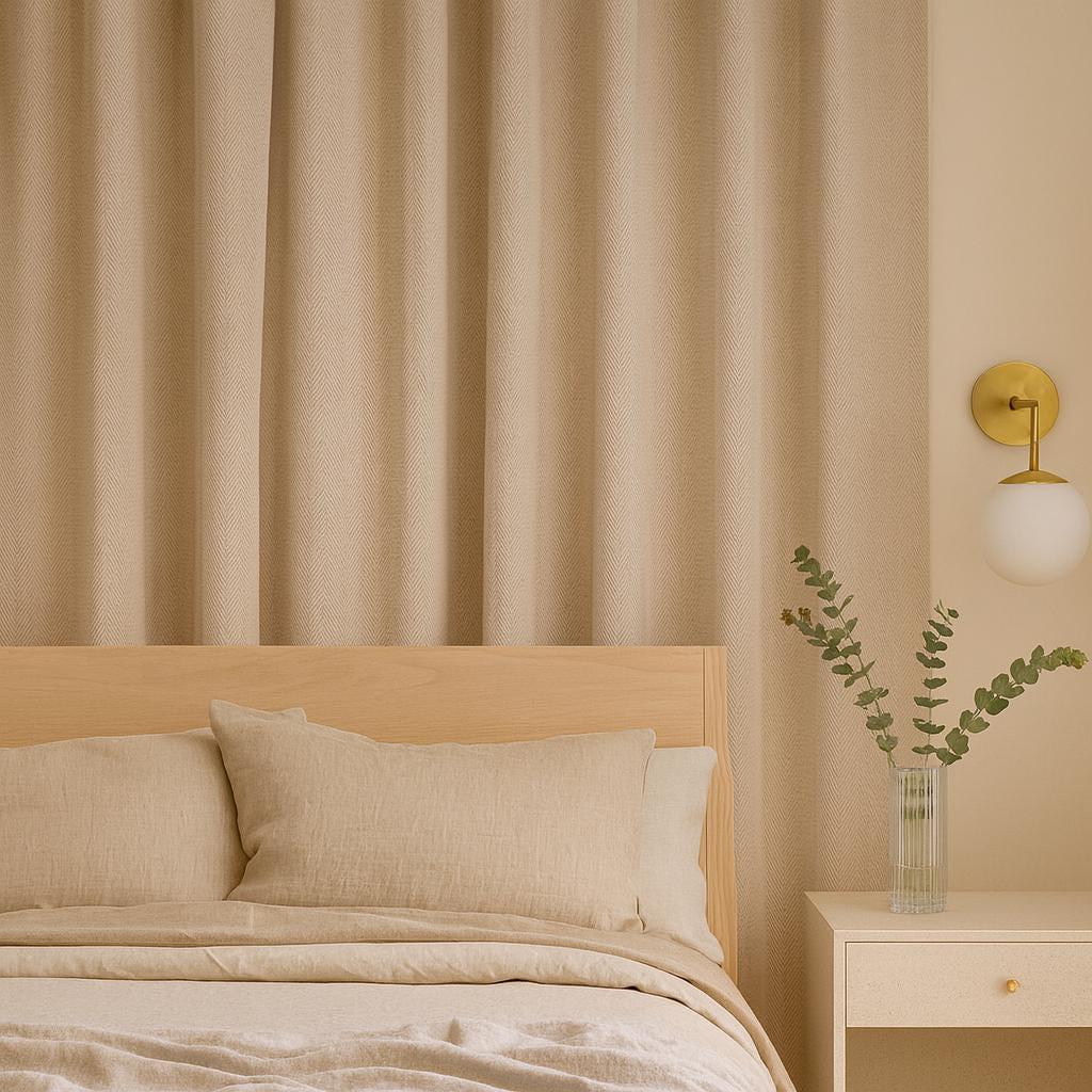 Barley Linen Curtains - Pinch-Pleat, Blackout or Light-Filtering Liner — image 7