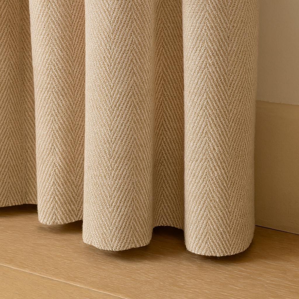 Barley Linen Curtains - Pinch-Pleat, Blackout or Light-Filtering Liner — image 8
