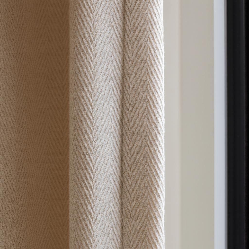 Ivory Linen Curtains: Pinch Pleat, Custom Sizes, Blackout or Cotton Lined — image 2
