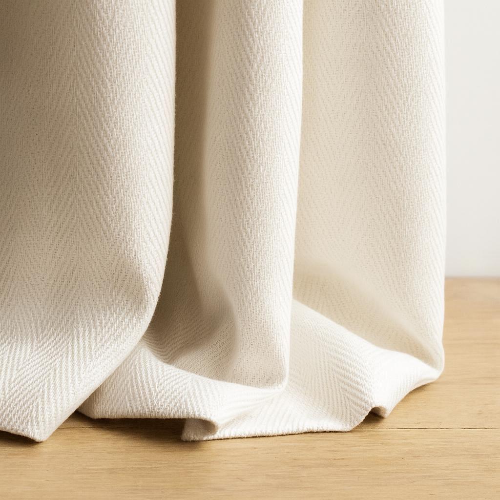 Ivory Linen Curtains: Pinch Pleat, Custom Sizes, Blackout or Cotton Lined — image 4