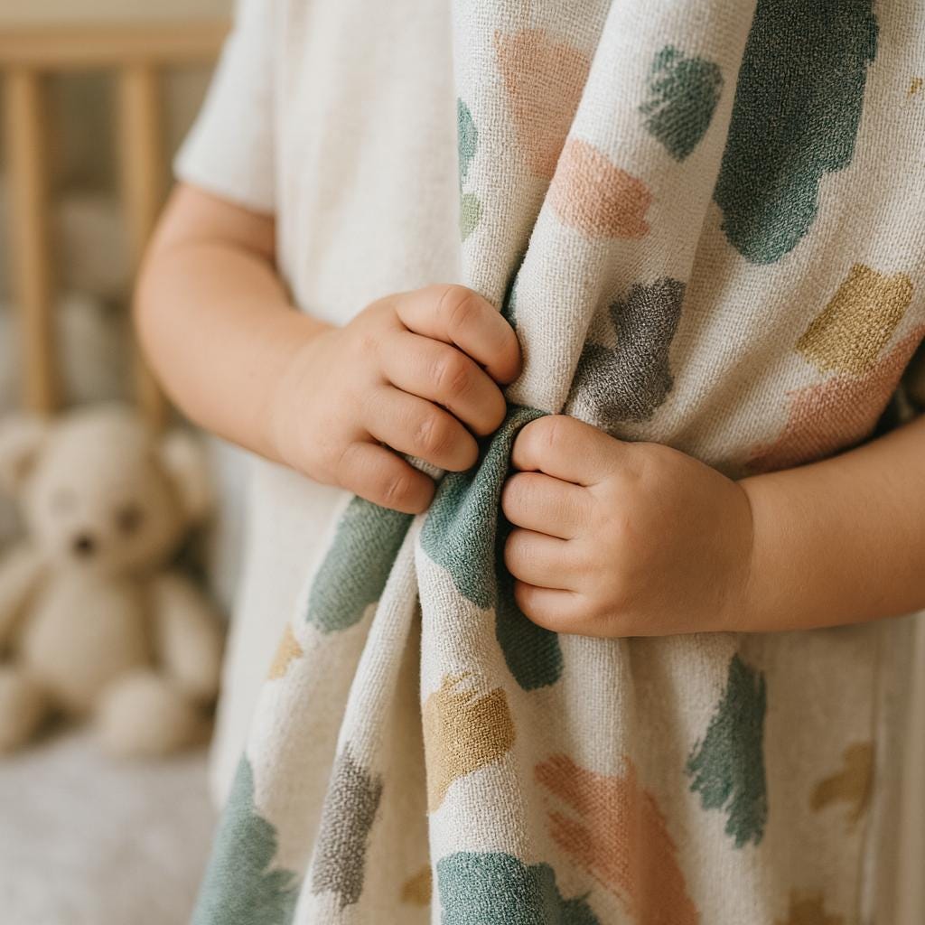 Organic Linen Curtains: Painted Brushstroke Design (Blackout or Cotton Lined) — image 5