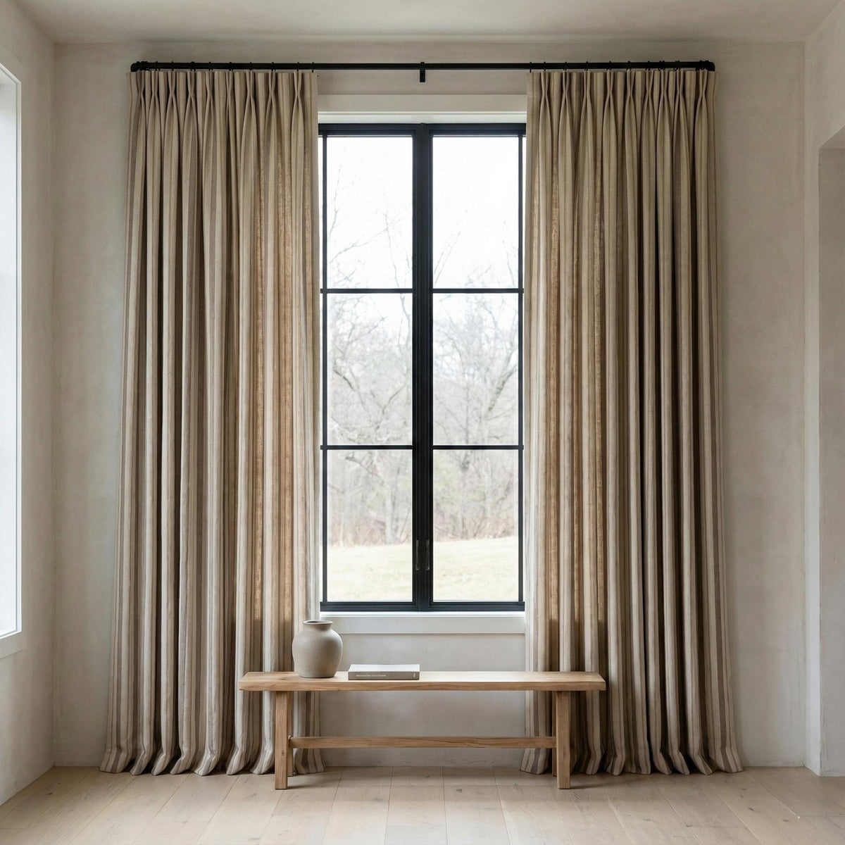 Farmhouse Stripe Curtains: Organic Linen, Light-Filter or Blackout — image 10
