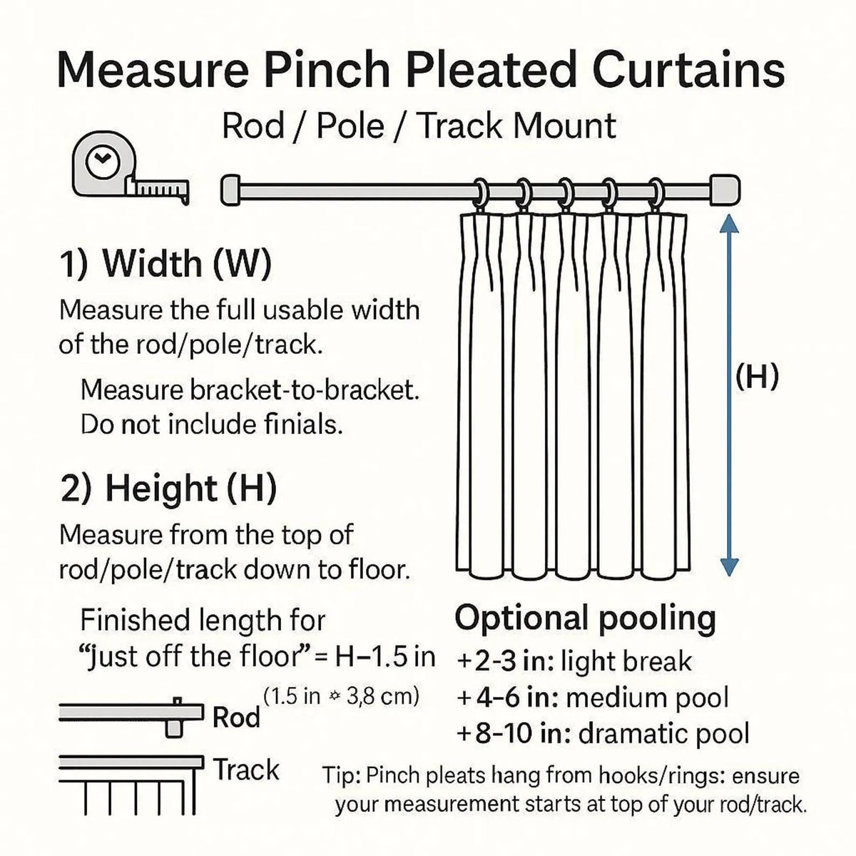 Sage Green Linen Plaid Pinch Pleat Curtains, Farmhouse Windowpane Check, Single/Pair, Custom Size, Lined or Blackout — image 10