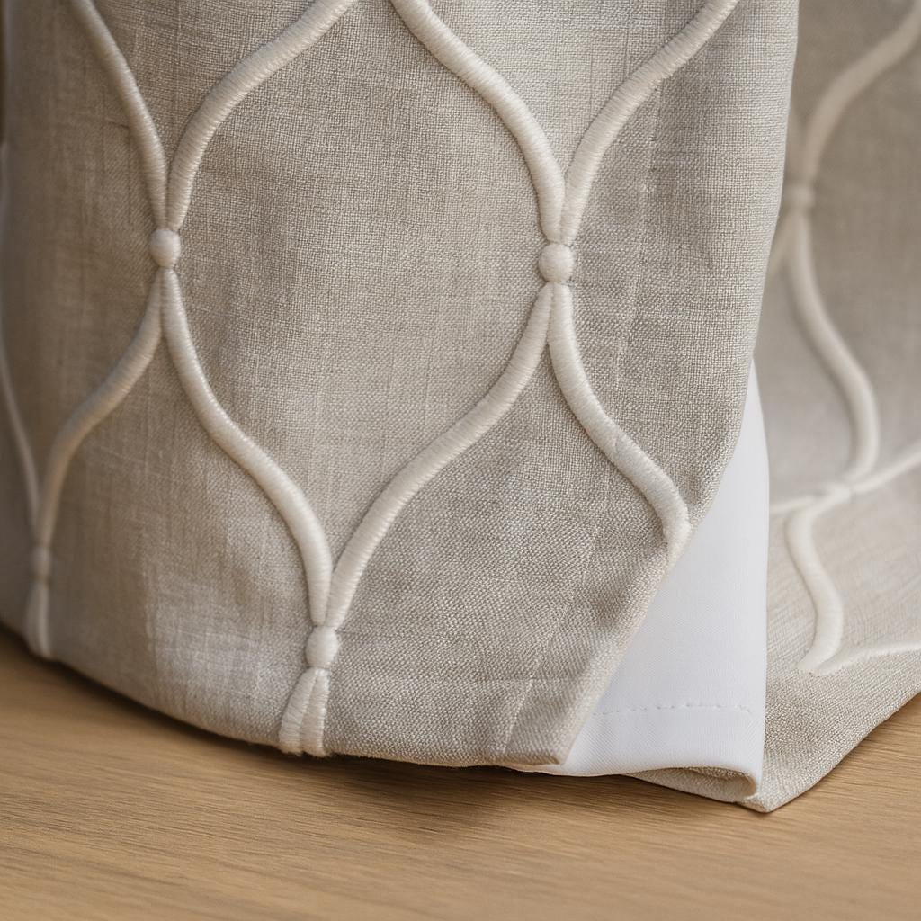 Linen Window Curtains: Greige Artisan Weave - Light-Filter or Blackout — image 6
