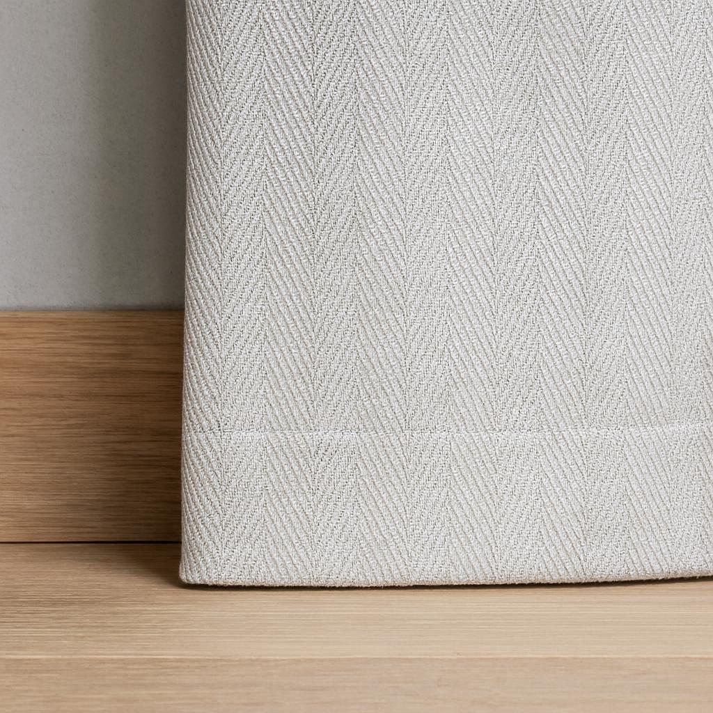 Grey Linen Pinch Pleat Curtains - Custom Sizes, Blackout or Cotton Lined — image 3