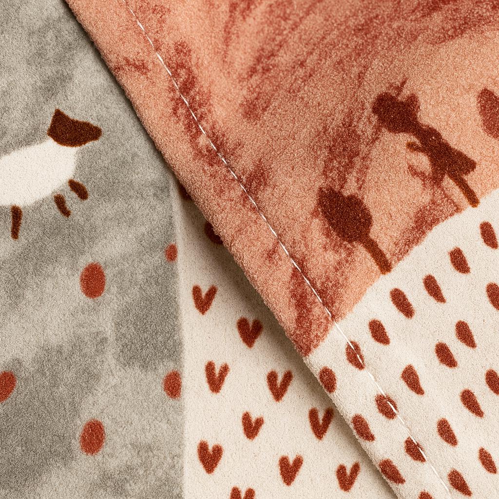 Velvet Blackout Curtains for Kids - Pastel Hills, Custom Sizes — image 6