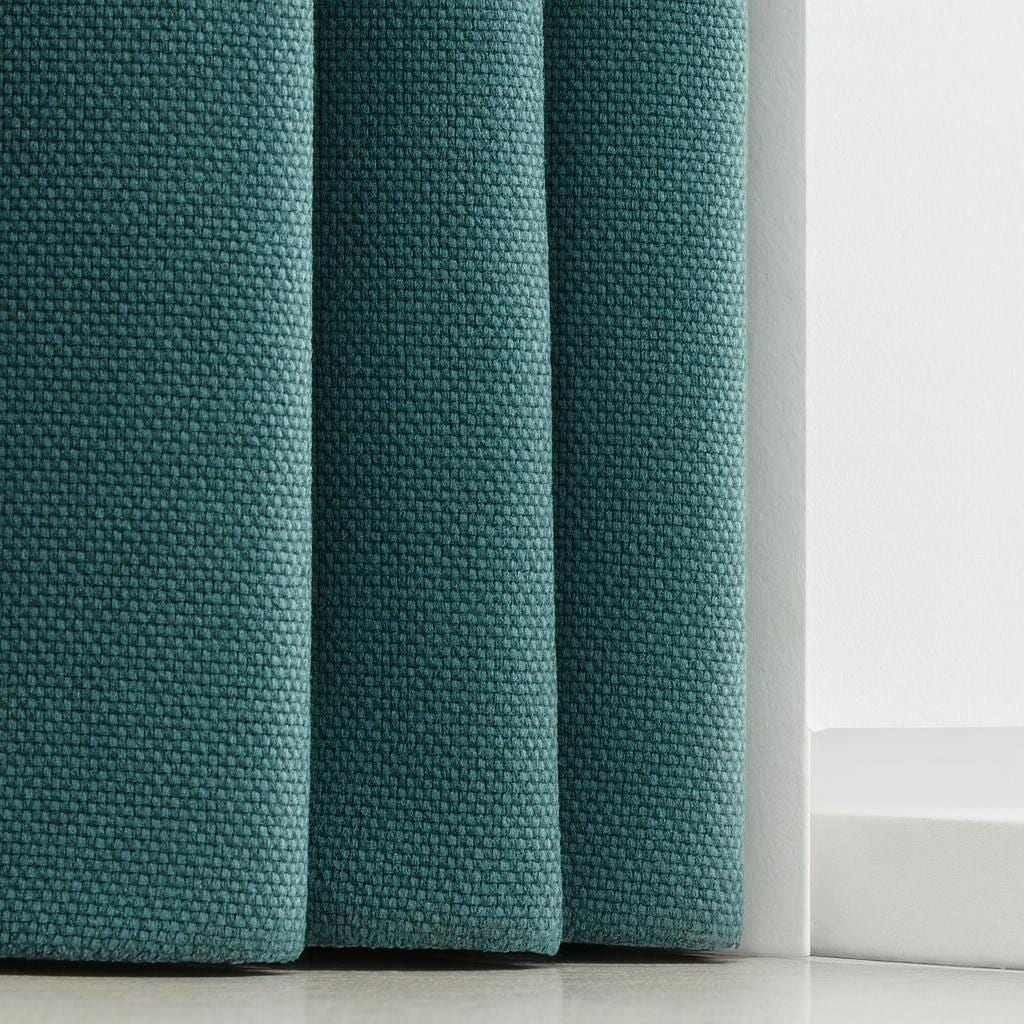 Reef Teal Blackout Curtain - Thick Organic Cotton Panel — image 6