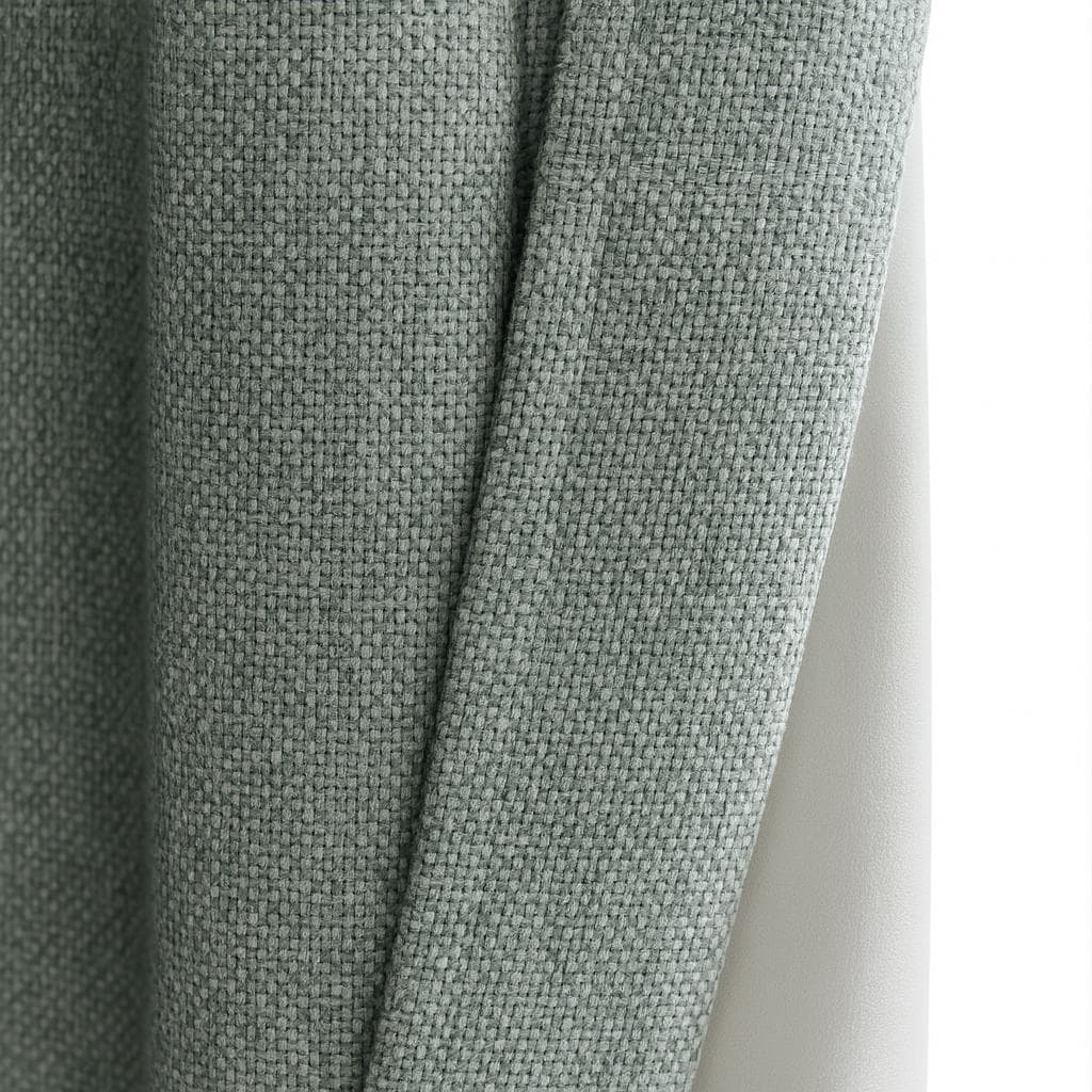 Organic Cotton Curtains: Mint Green Artisan Weave (Blackout or Light-Filtering) — image 7