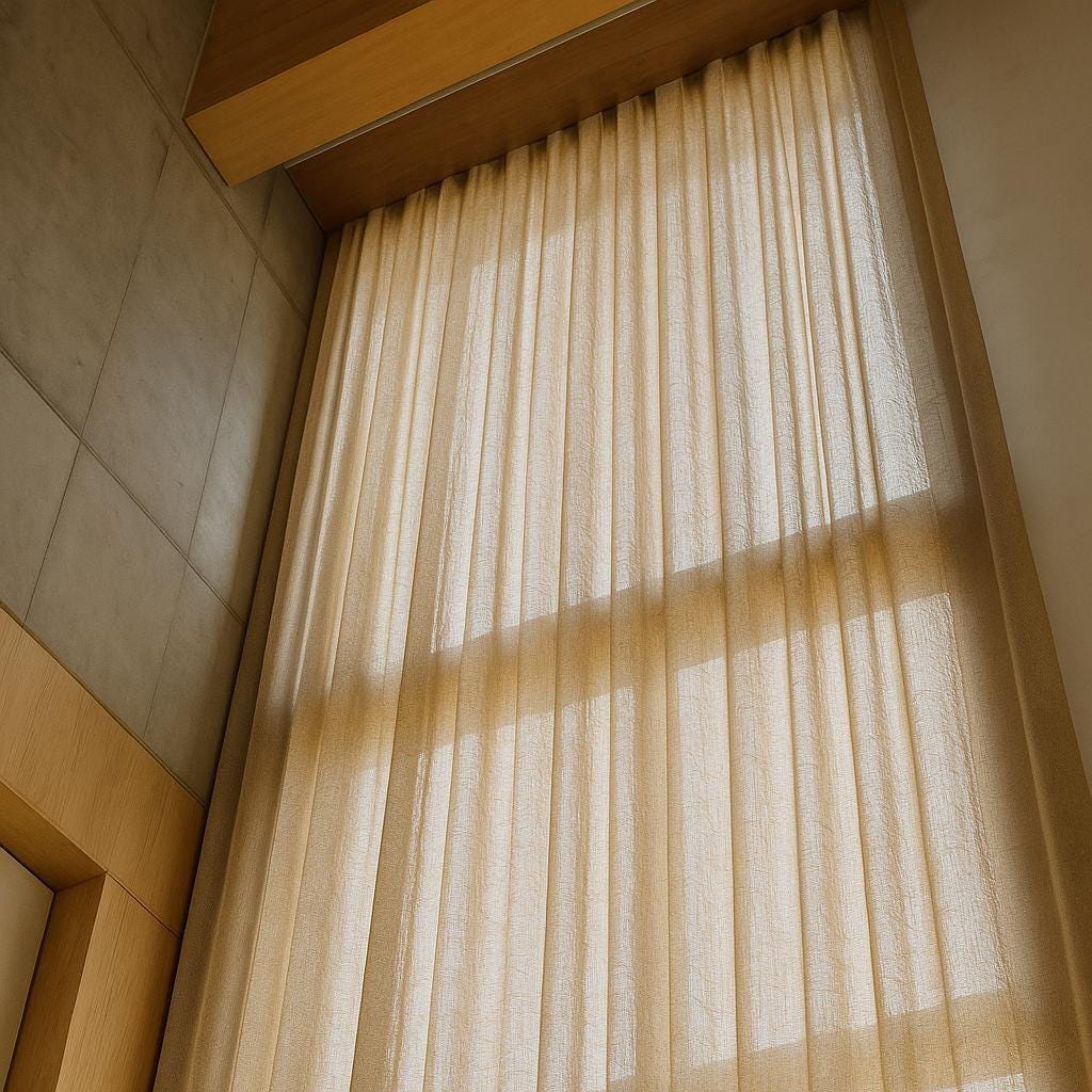 Natural Linen Sheer Curtains: Soft Washed Flax, Custom Length — image 2