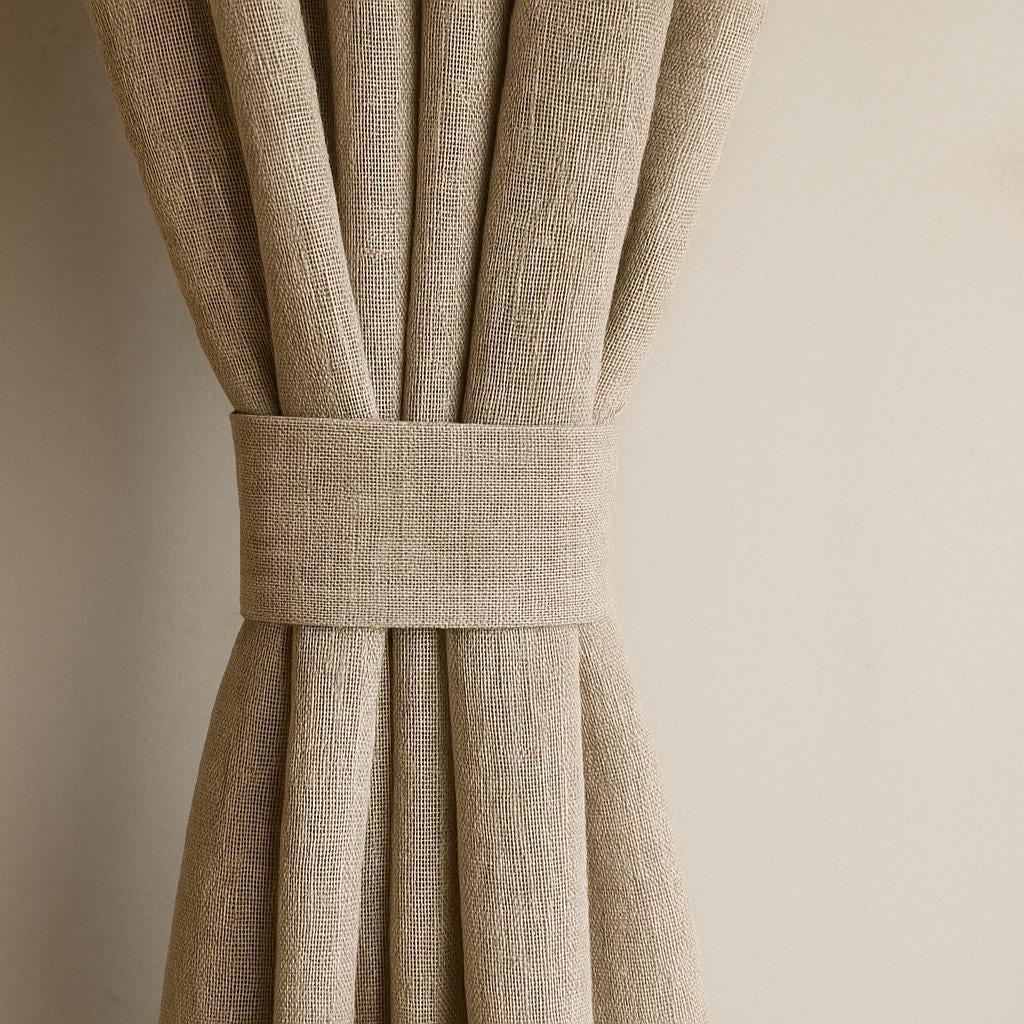 Natural Linen Sheer Curtains: Soft Washed Flax, Custom Length — image 3