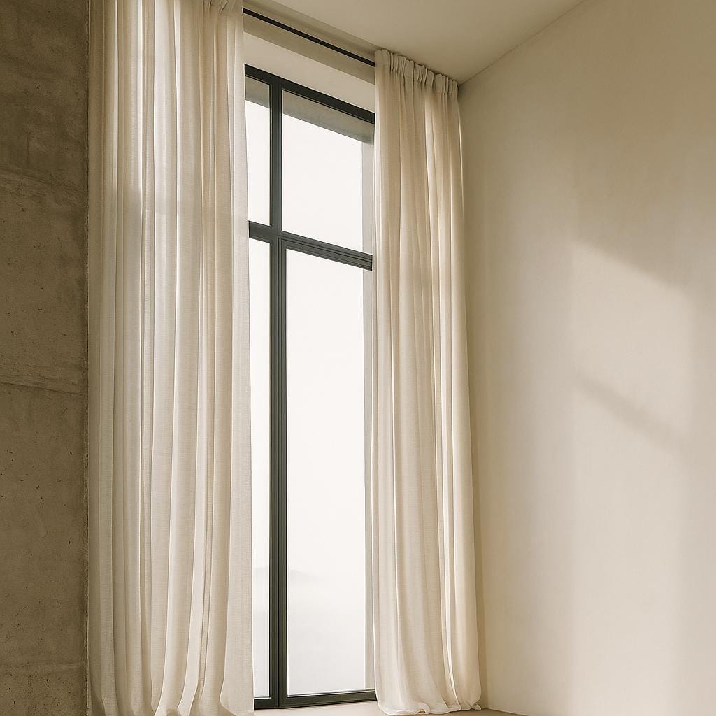 Ivory Linen Sheer Curtains: Custom Lengths, Multiple Heading Styles — image 9