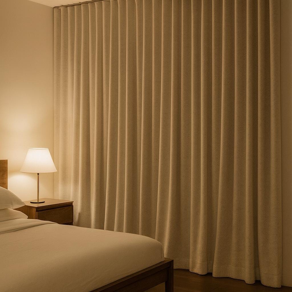 Artisan Weave Blackout Curtains - Thick Organic Cotton, Oatmeal — image 3