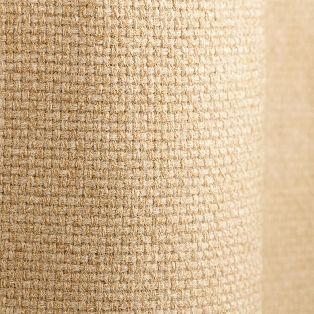 Organic Cotton Curtains: Flax Natural Beige (Blackout or Light-Filtering) — image 1