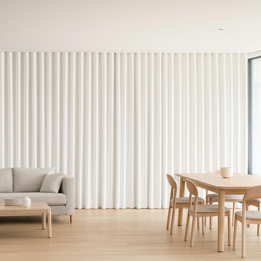 Organic Cotton Blackout Curtains, Artisan Weave (Custom Width & Height) — image 2