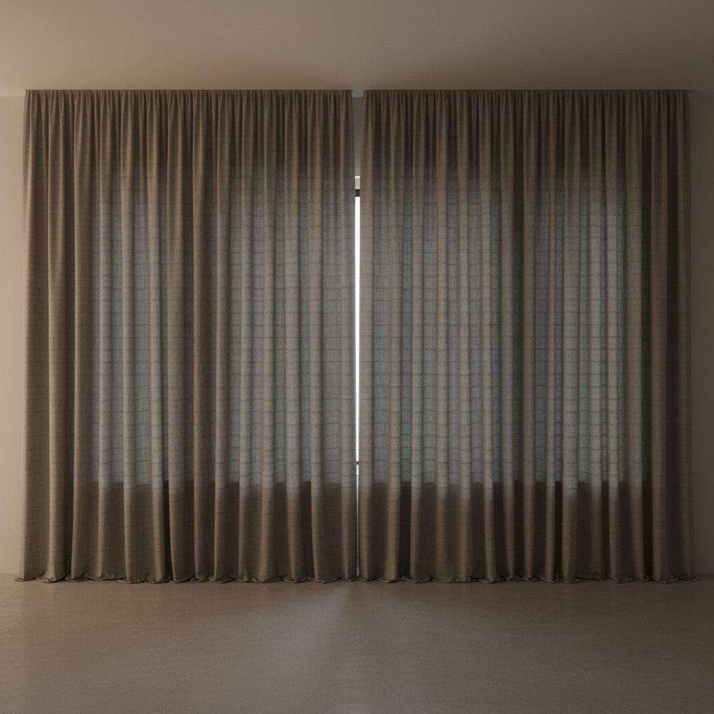 Warm Greige Cotton-Linen Curtains - Handmade, Light-Filtering or Blackout — image 5