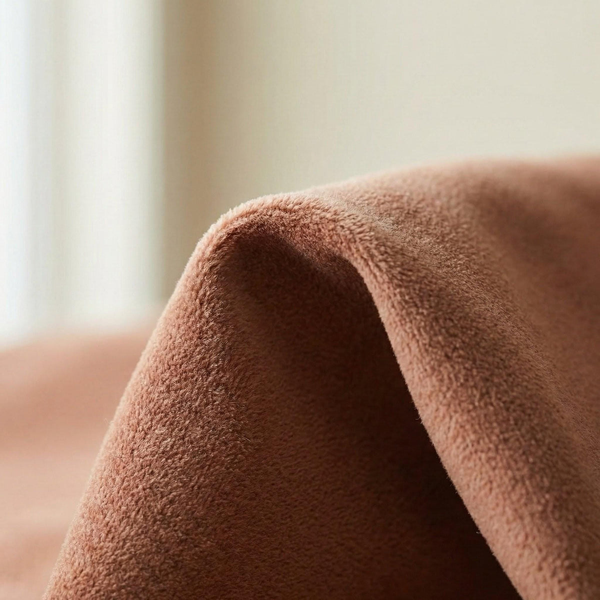 Terracotta Velvet Curtains, 100% Blackout Option, Custom Size — image 4