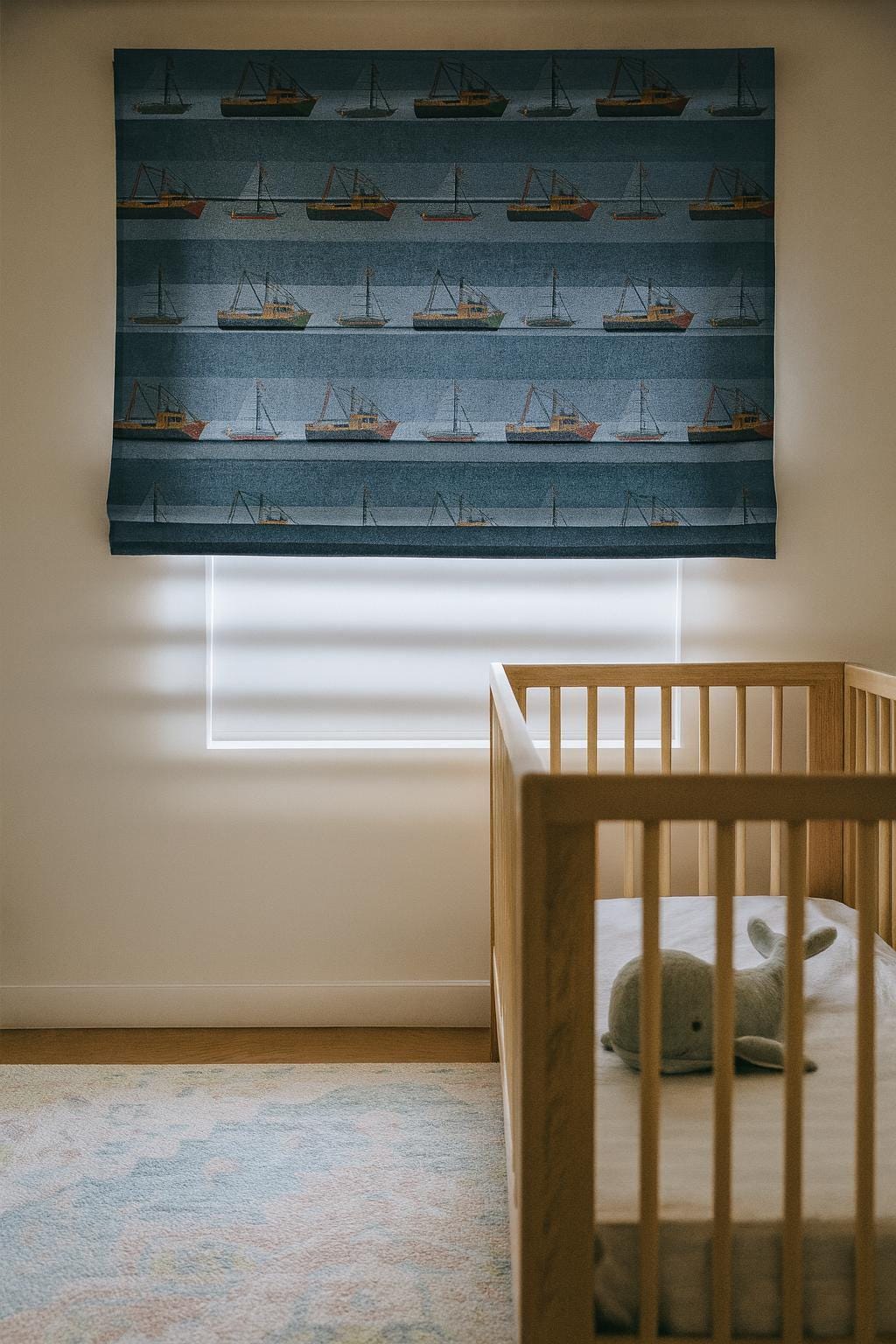 Roman Shade: Kids Nautical Boat Print (Light Filtering or Blackout) — image 8