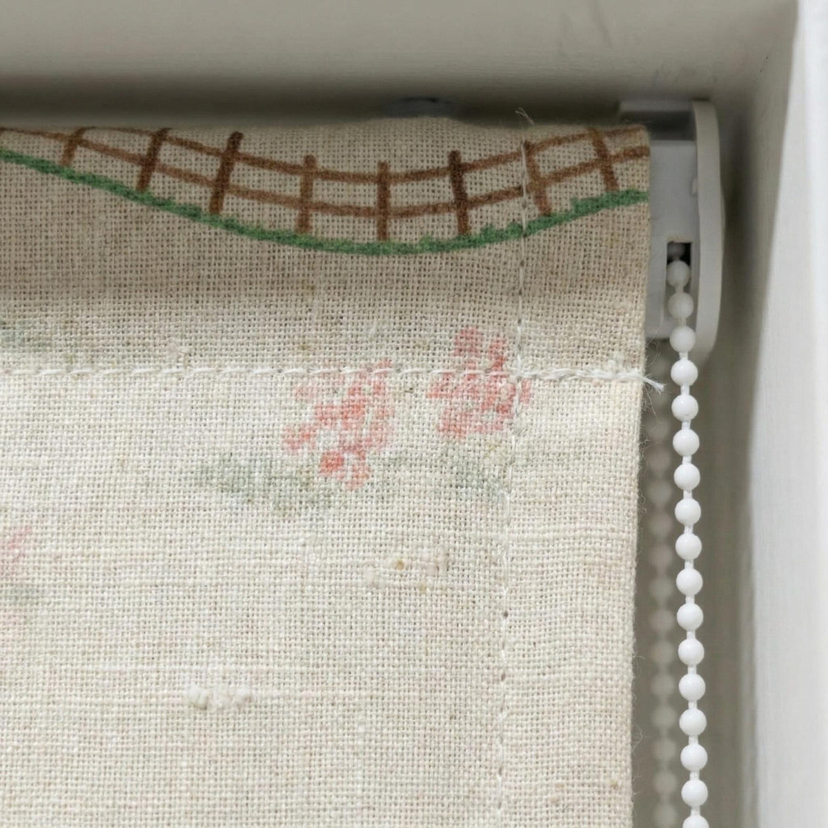 Farmhouse Windmill Linen Roman Shade, Custom Nursery Blind, Oeko-Tex — image 8