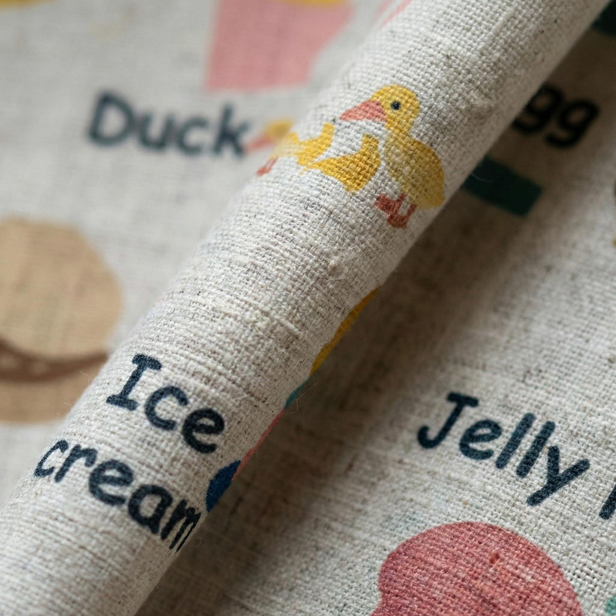 Alphabet Animal Linen Nursery Curtains, Playful Kids Room Drapes — image 4