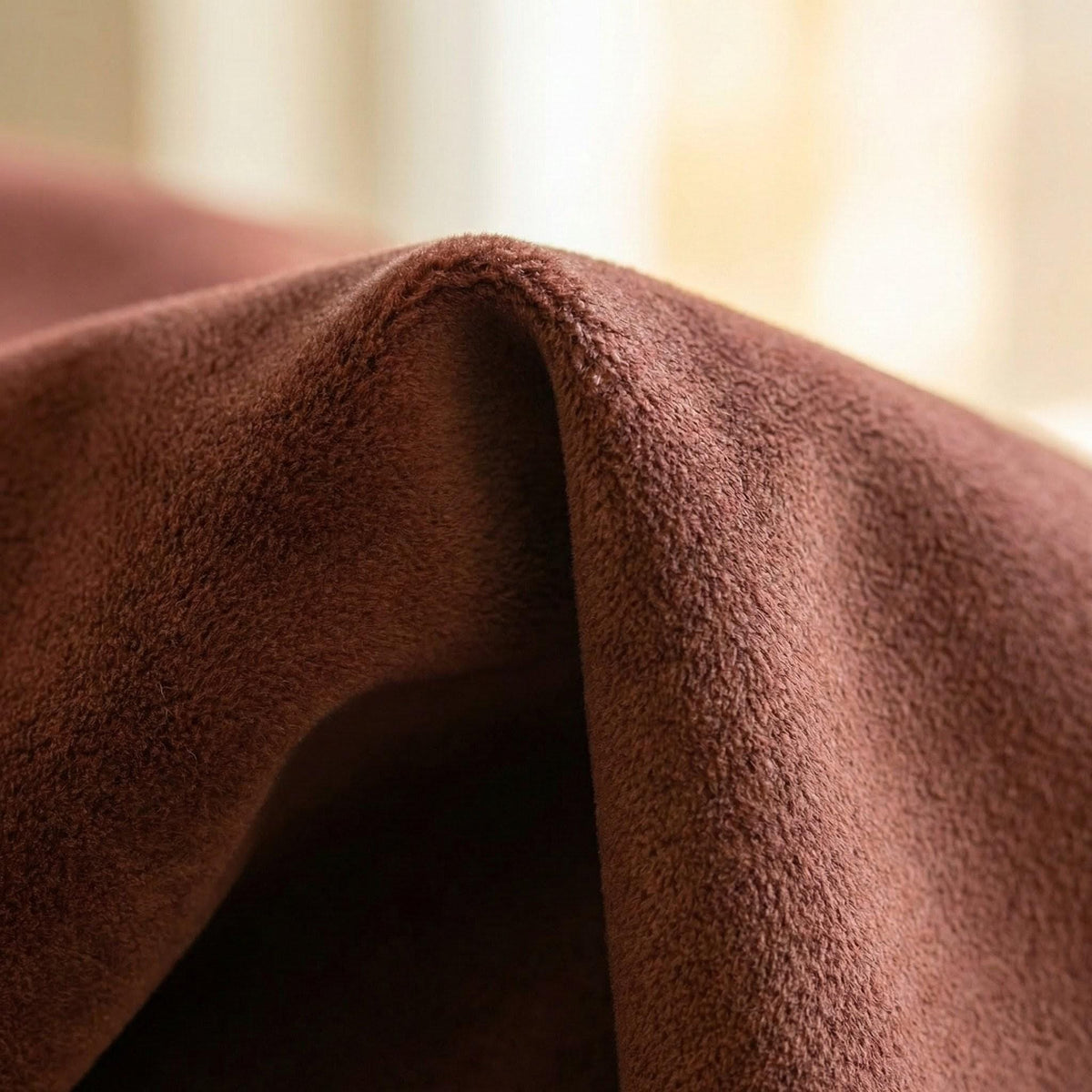 Deep Rust Velvet Curtain, 100% Blackout Lined, Custom Size — image 5
