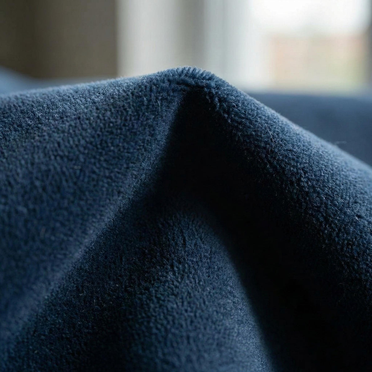 Navy Blue Velvet Curtains, 320 GSM Heavyweight, Blackout Options — image 10