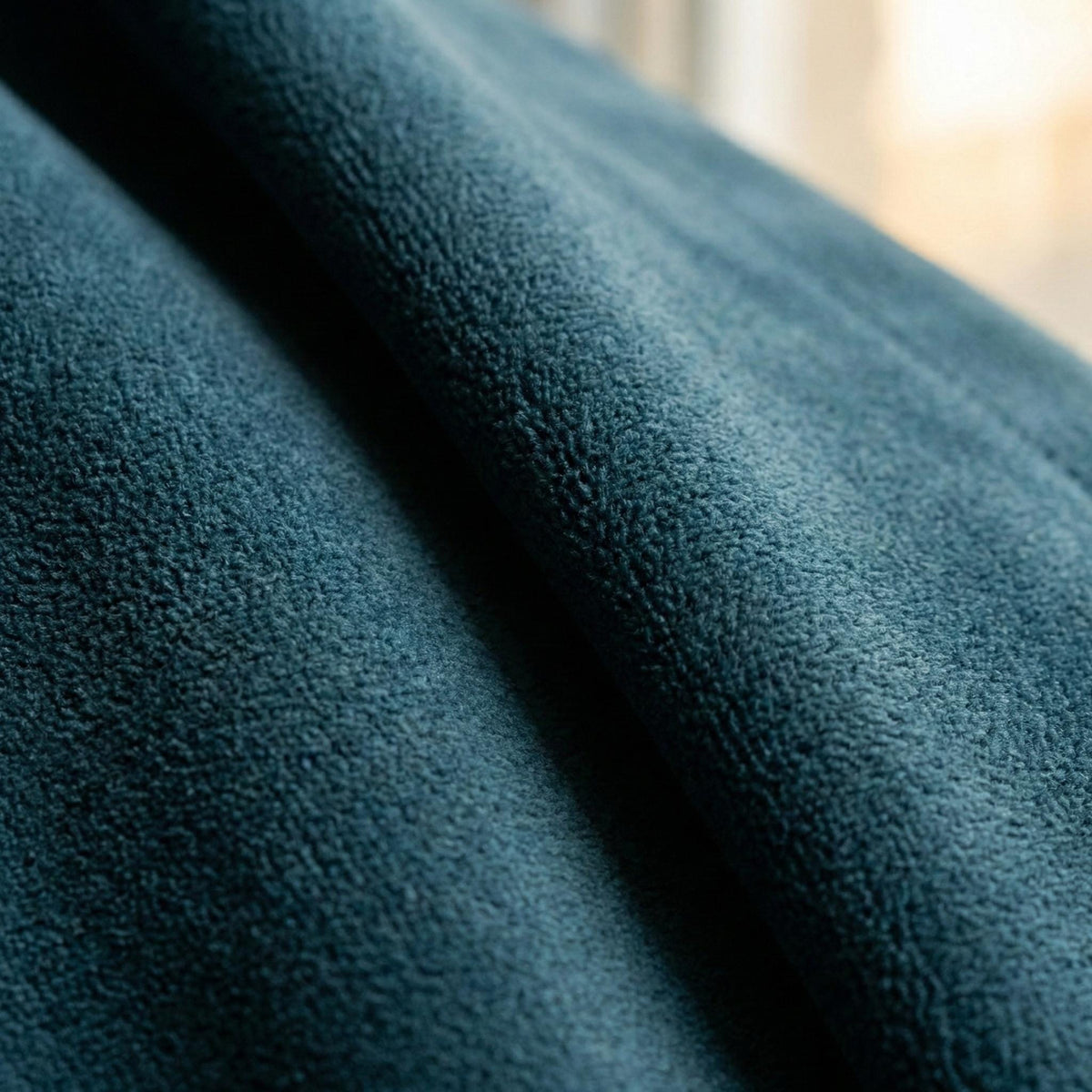 Deep Teal Velvet Curtains, Blackout Option, Custom Size — image 8
