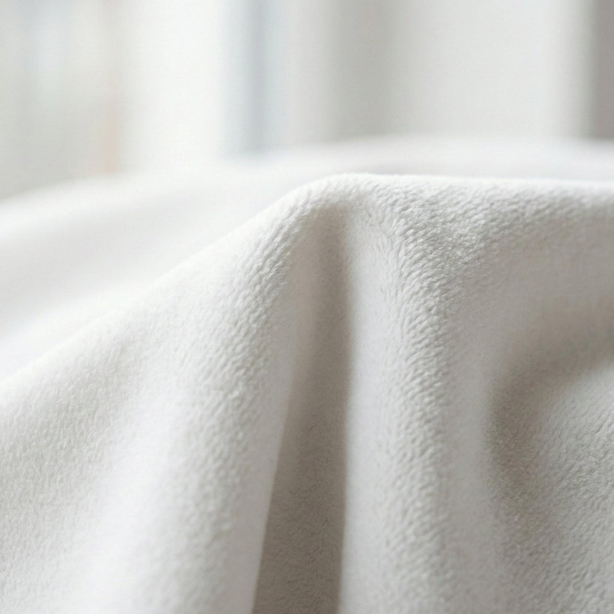 Snow White Velvet Curtains, 320 GSM, Blackout Options, Custom Size — image 8