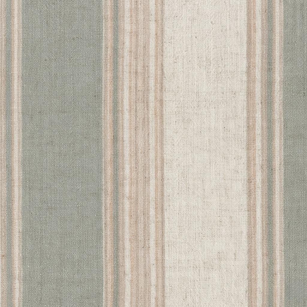 Roman Shade: Organic Linen Farmhouse Stripe - Blackout or Light Filtering — image 9