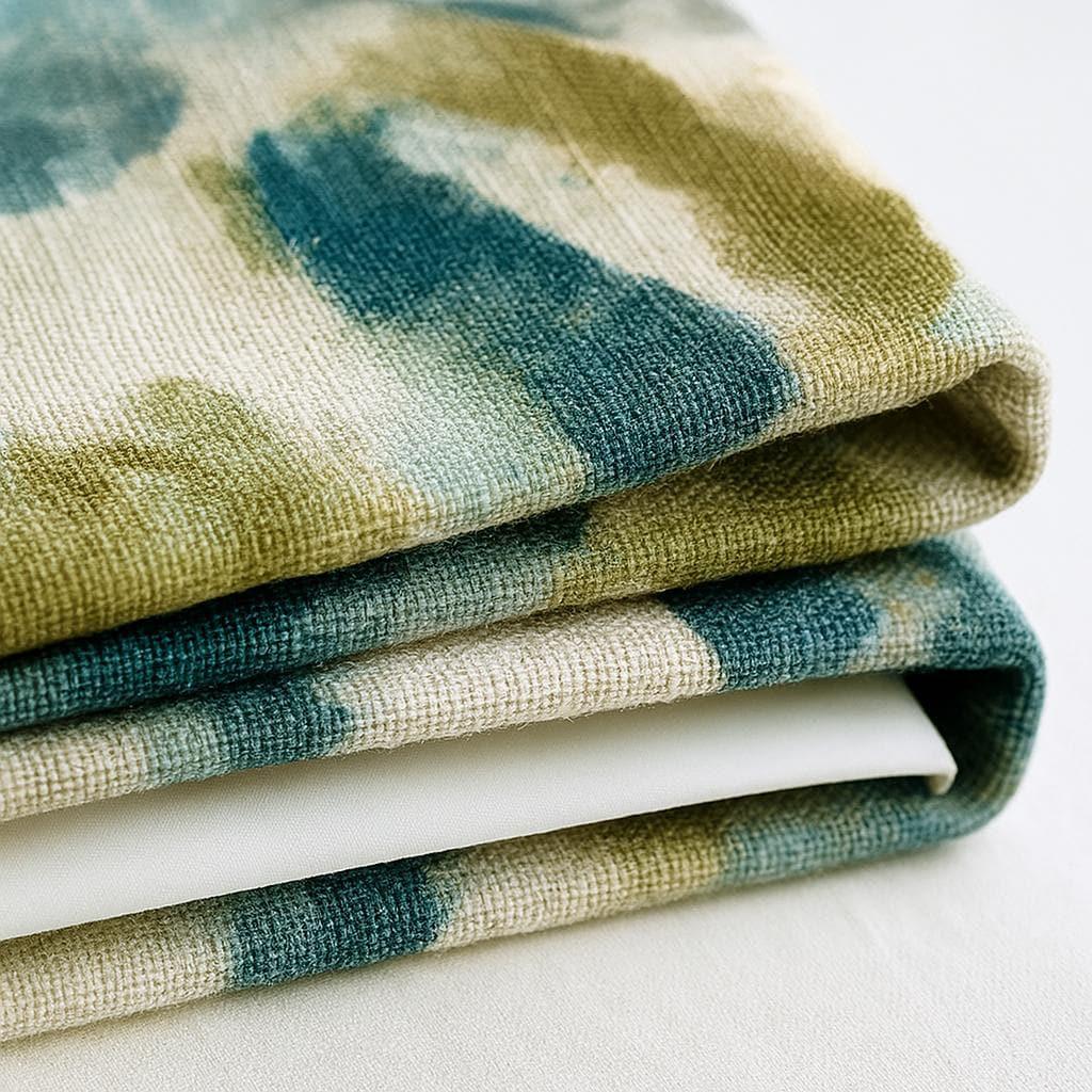 Roman Shade: Watercolor Linen Nursery Blind (Child-Safe Corded, Custom) — image 2