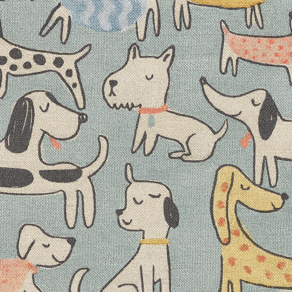 Kids' Roman Shade, Dog Print, Organic Cotton (Blackout or Light-Filter) — image 7
