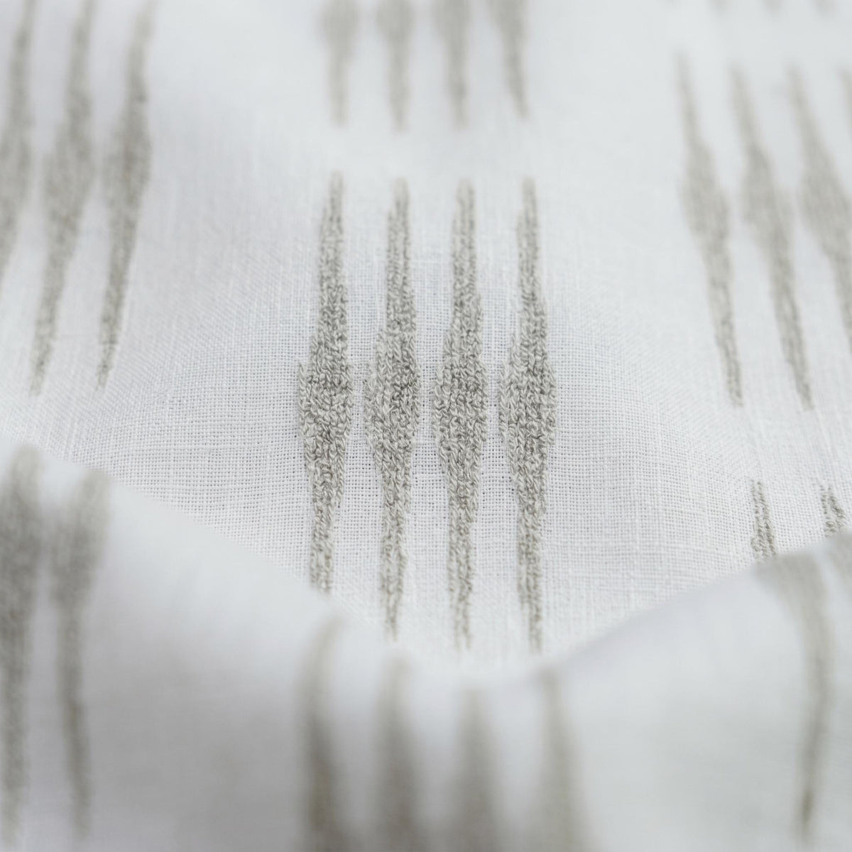 White Linen Sheer Curtains, Light Gray Embroidered Drapes, Custom Size Privacy Curtains for Living Room Bedroom — image 8