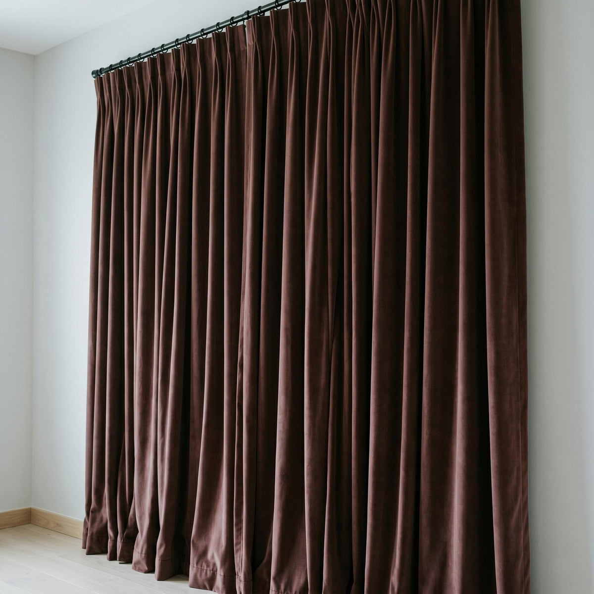 Dusty Rose Mauve Velvet Curtains, Heavy Luxury Drapes, Custom Blackout or Cotton Lined Window Panels — image 6