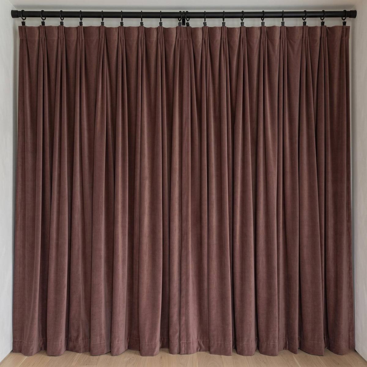 Dusty Rose Mauve Velvet Curtains, Heavy Luxury Drapes, Custom Blackout or Cotton Lined Window Panels — image 10