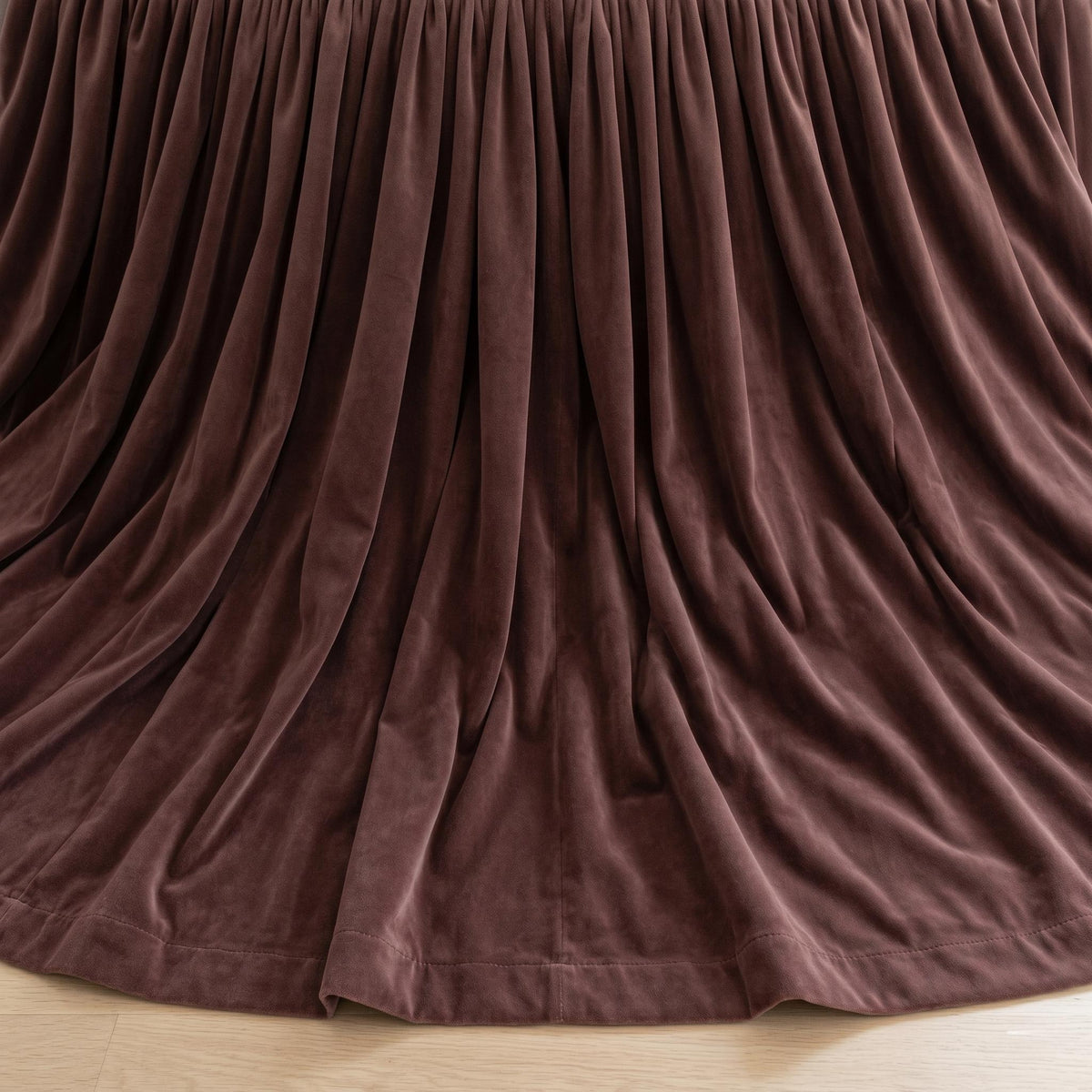 Dusty Rose Mauve Velvet Curtains, Heavy Luxury Drapes, Custom Blackout or Cotton Lined Window Panels — image 9