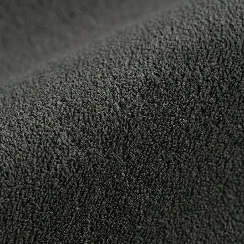 Carbon Grey Velvet Curtains, Heavy Blackout Drapes, Luxury Custom Window Panels, Rod Pocket Back Tab Grommet — image 6